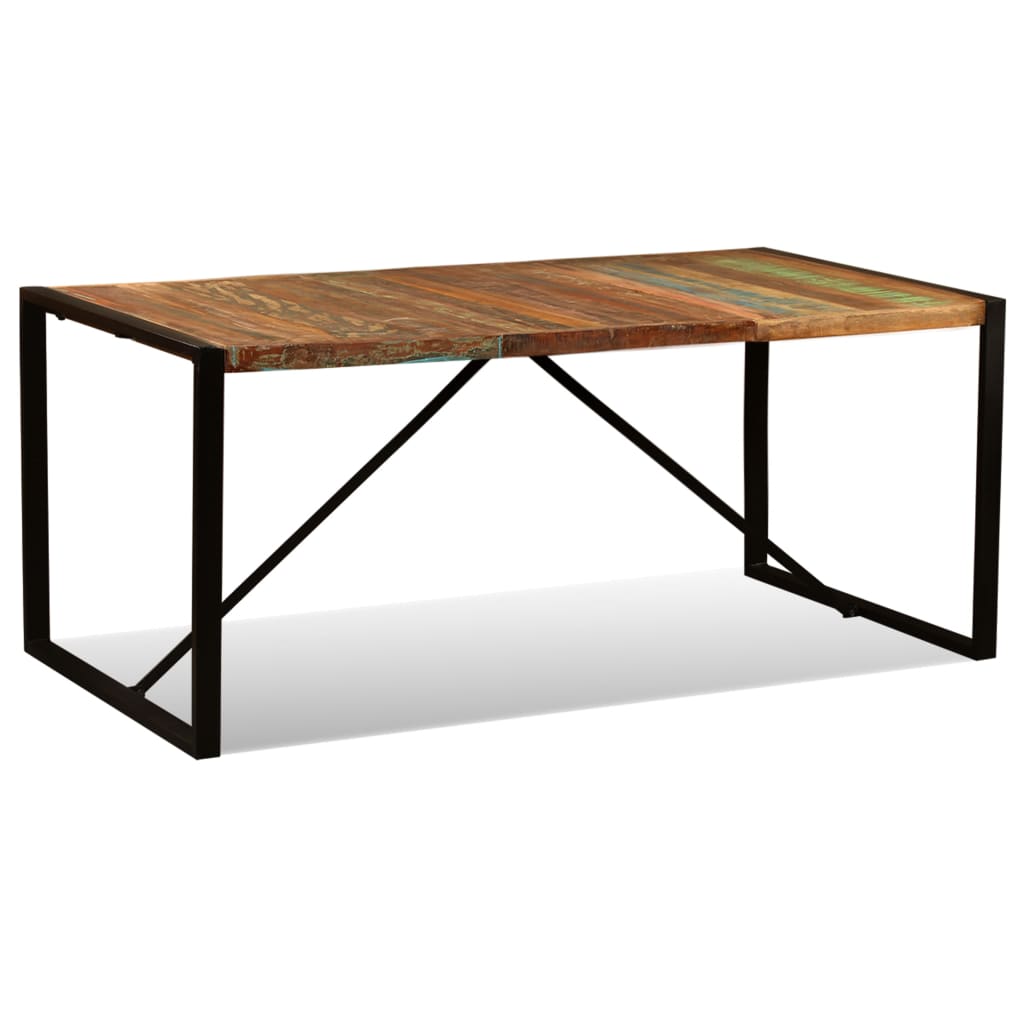 vidaXL Dining Table Solid Reclaimed Wood 180 cm 6