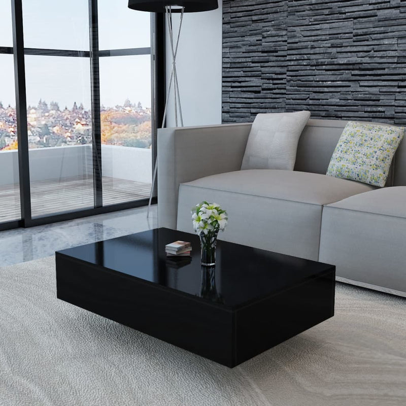 Coffee Table High Gloss Black