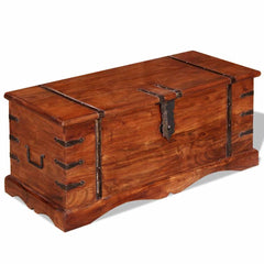 Storage Chest Solid Wood Brown 1