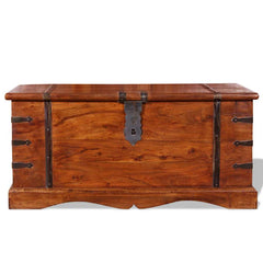 Storage Chest Solid Wood Brown 1