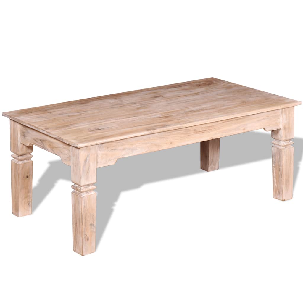 Coffee Table Solid Wood 60x60x45 cm Brown 110 cm