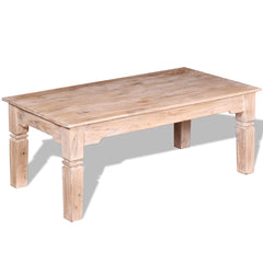 Coffee Table Solid Wood 60x60x45 cm Brown 110 cm
