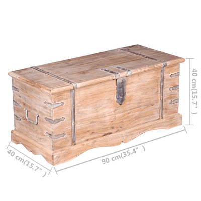 Storage Chest Acacia Wood