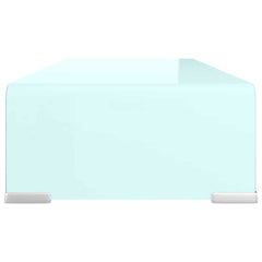 vidaXL TV Stand | Green | Tempered Glass, Plastic | 60x25x11 cm | TV Stand 4