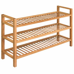 vidaXL Shoe Rack | Solid Oak Brown | Solid Oak Wood | Large | Shoe Rack 1