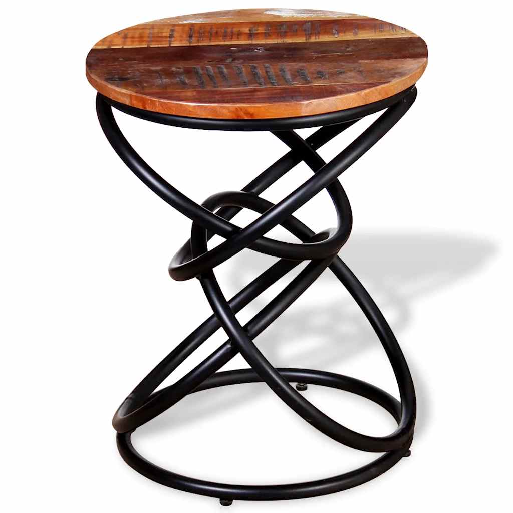 End Table Solid reclaimed wood