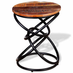 End Table Solid reclaimed wood