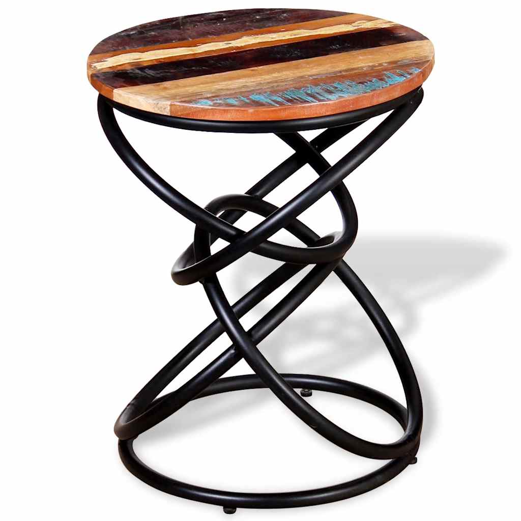 End Table Solid reclaimed wood
