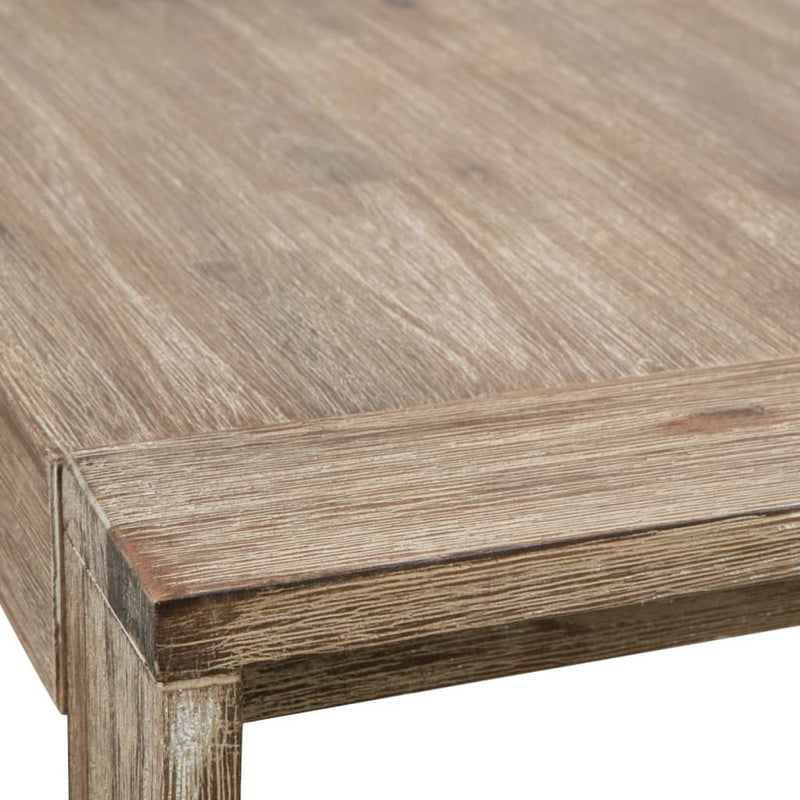 Coffee Table Solid Brushed Acacia Wood 110x60x40 cm