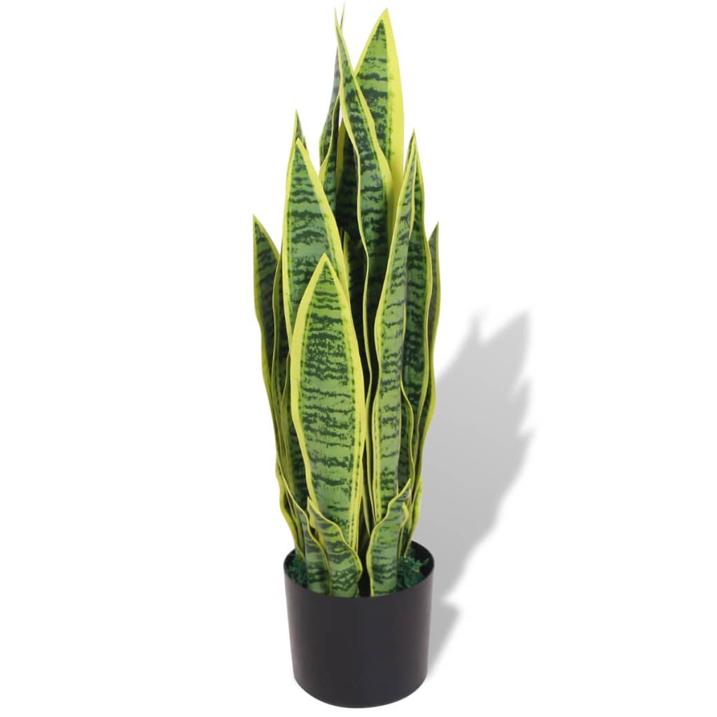 vidaXL Fake Plant | Green | Plastic and iron wire, Real wood | 65 cm tall 1