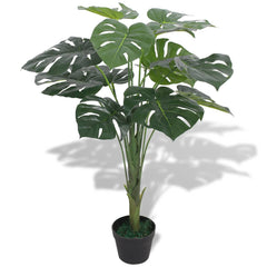 Artificial Monstera Plant with Pot Green 70 cm