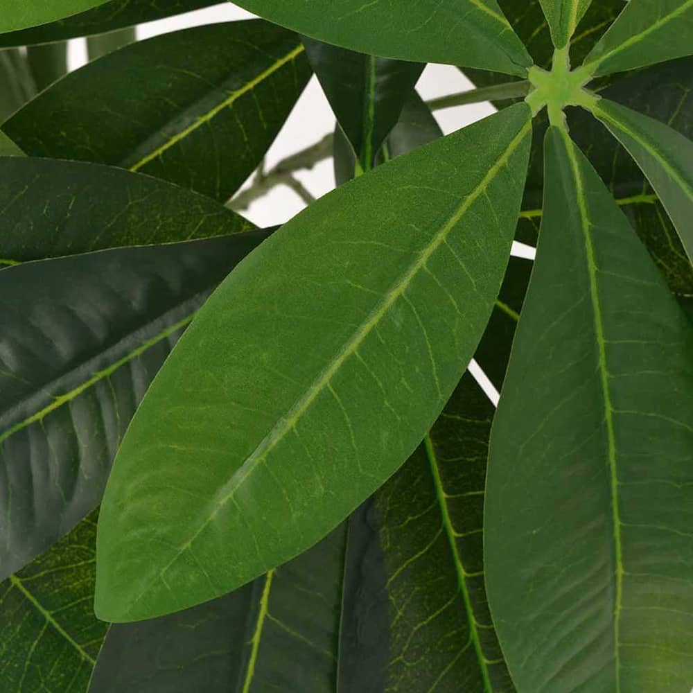 Artificial Fortune Tree Plant with Pot Green 85 cm