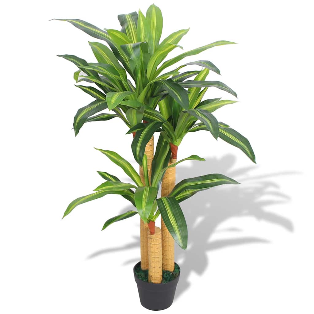 vidaXL Artificial Plant | Green and Yellow | Plastic and Iron Wire | Medium 1