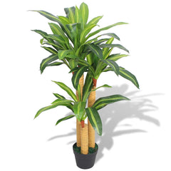 vidaXL Artificial Plant | Green and Yellow | Plastic and Iron Wire | Medium 1