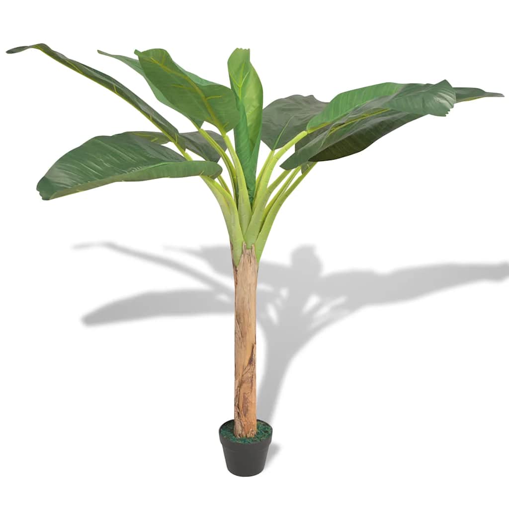 Artificial Banana Tree Plant with Pot Green 150 cm