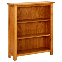 7-Tier Bookcase Solid Oak Wood 70 cm 82 cm 22.5 cm