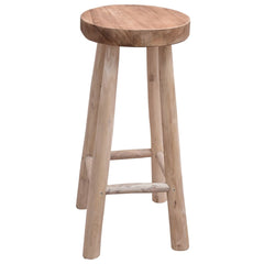 244545 vidaXL Bar Stool Solid Teak Wood 1