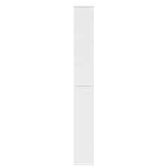vidaXL Shoe Rack | White | Engineered wood, mirror | 63x17x134 cm | Shoe Cabinet 5