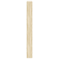 vidaXL Shoe Cabinet | Oak | Engineered wood, mirror | Medium | Shoe Cabinet 5