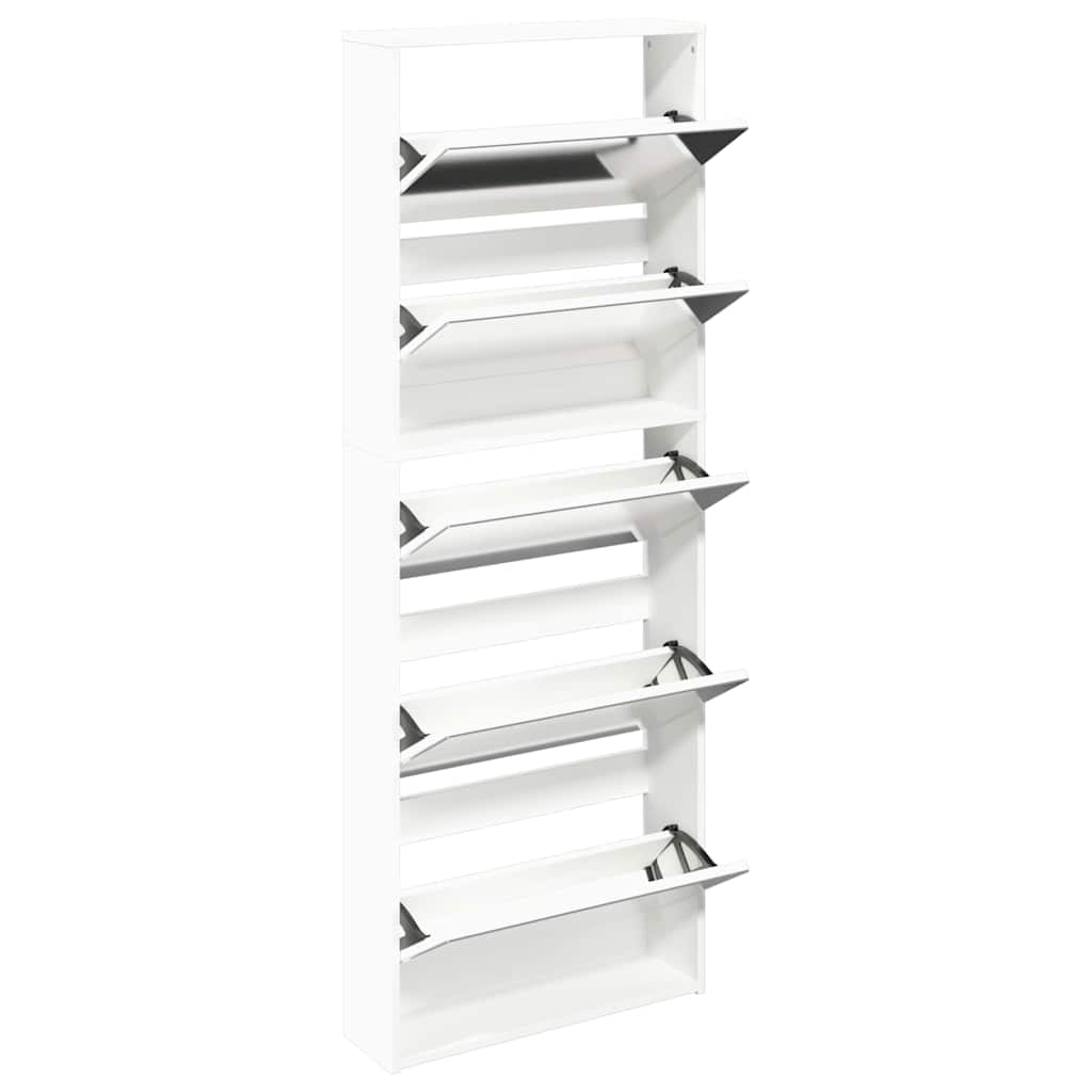 vidaXL Shoe Rack | White | Engineered Wood | Large | Shoe Rack | Rectangular 3
