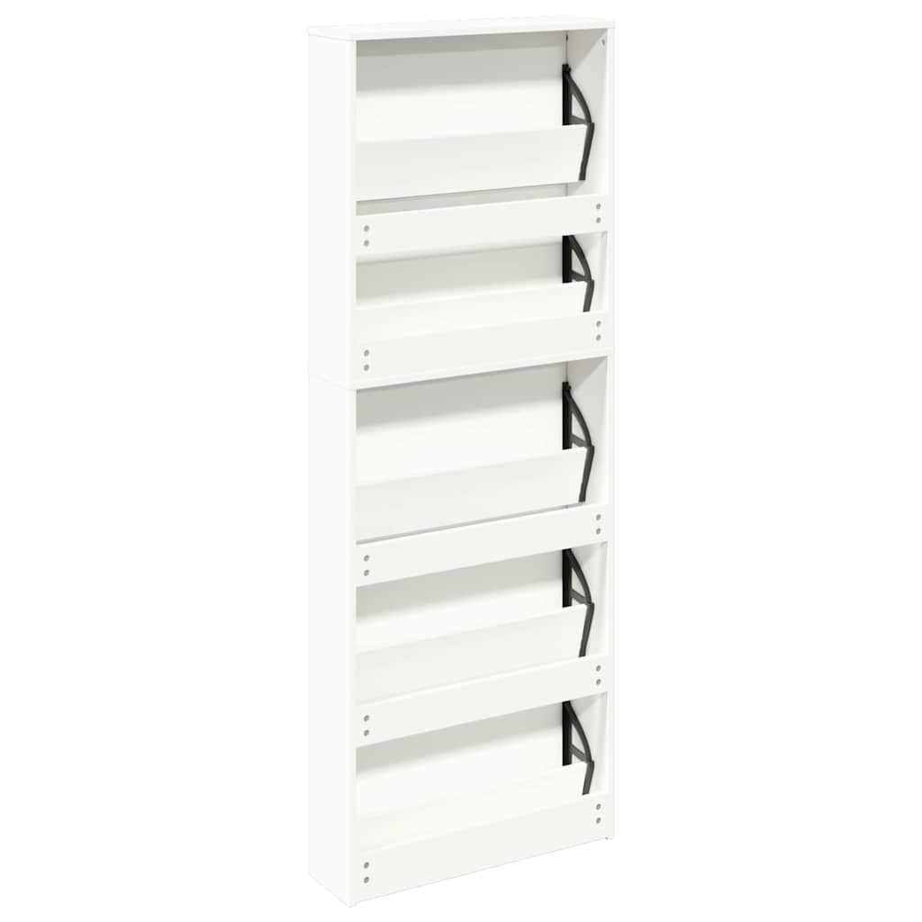 vidaXL Shoe Rack | White | Engineered Wood | Large | Shoe Rack | Rectangular 6