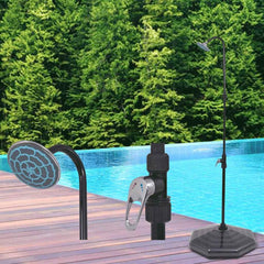 91230 vidaXL Solar Shower 20 L Aluminium HDPE 1