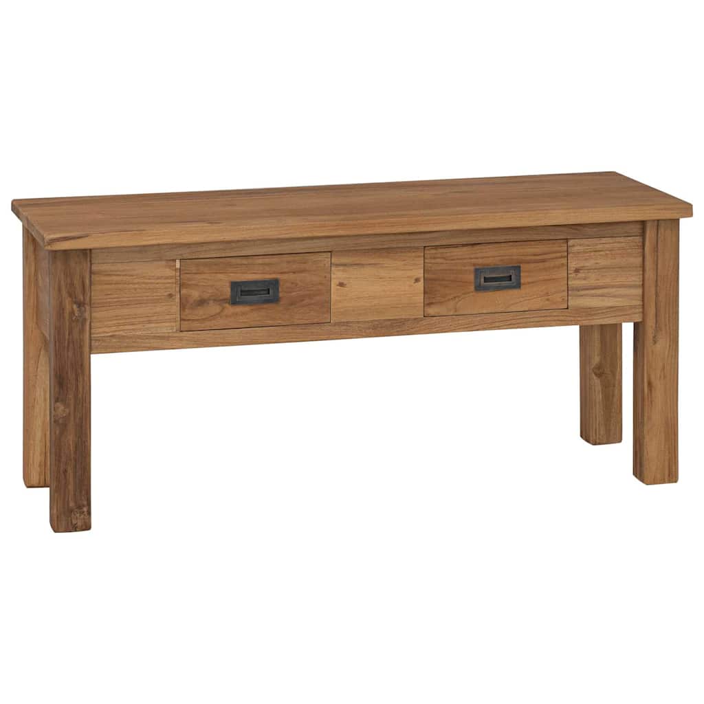 244486 vidaXL Hall Bench Solid Teak 90x30x40 cm 1