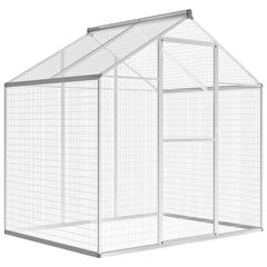 Outdoor Aviary Aluminium 178 cm 194 cm 122 cm
