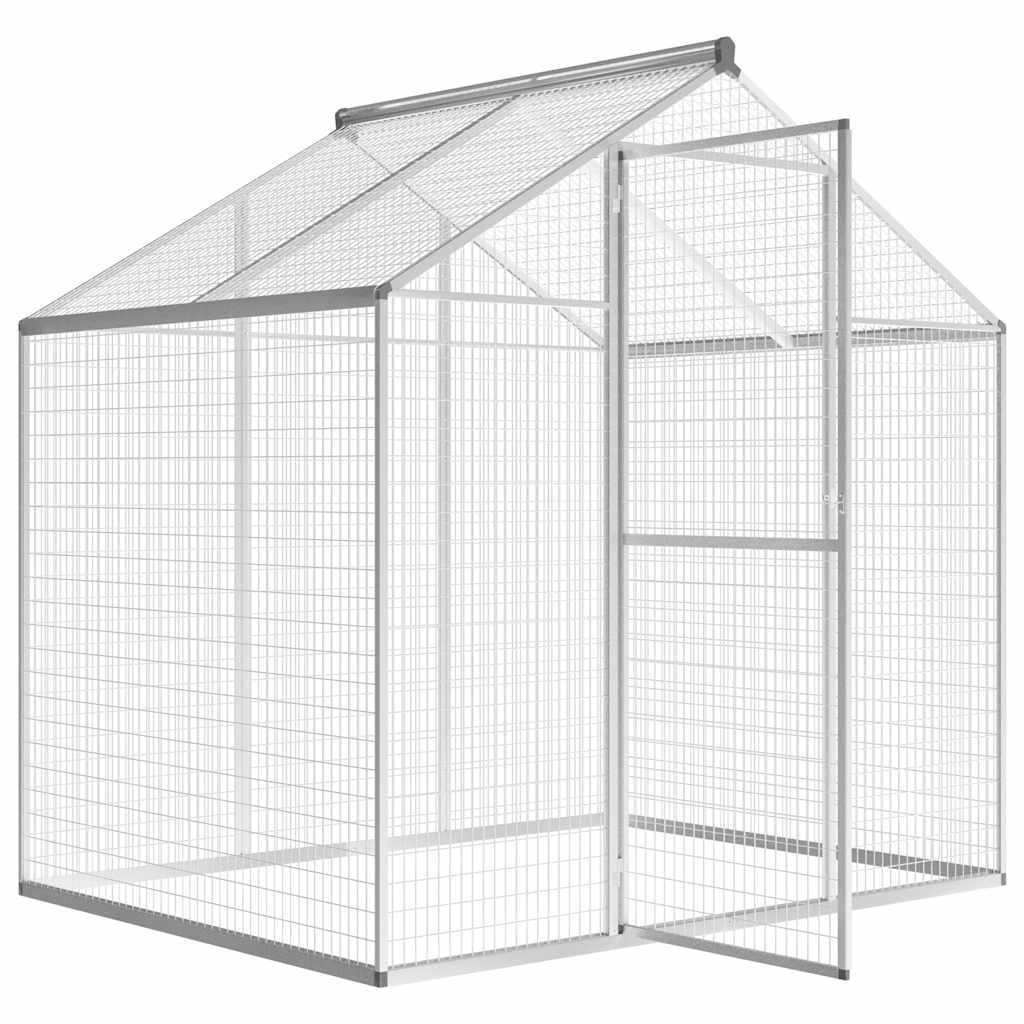Outdoor Aviary Aluminium 178 cm 194 cm 122 cm