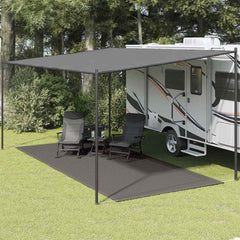 vidaXL Tent Carpet 250x500 cm Anthracite 1