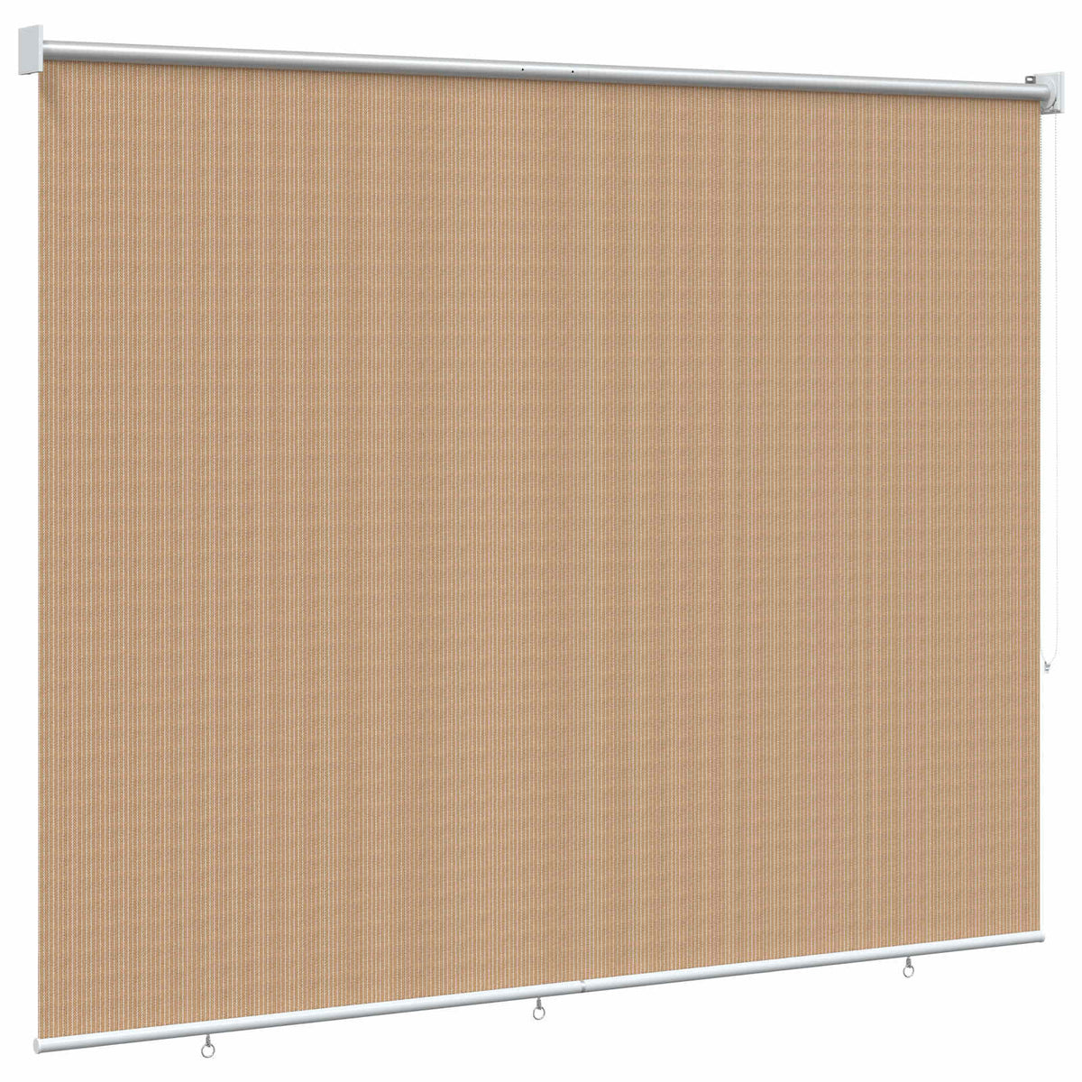 Outdoor Roller Blind 145(W)x140(H) cm Beige, image 5