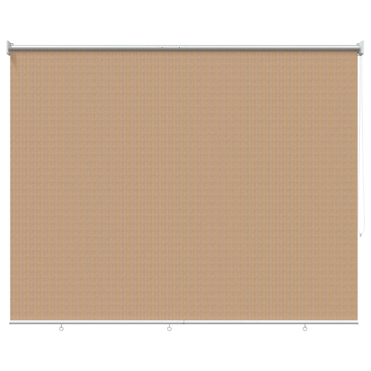 Outdoor Roller Blind 145(W)x140(H) cm Beige, image 4