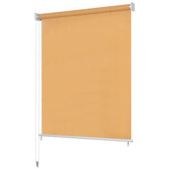 vidaXL Outdoor Roller Blind 165(W)x140(H) cm Beige 1