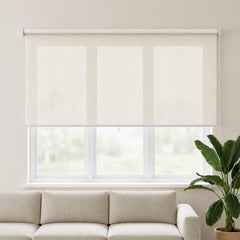 Outdoor Roller Blind Drop Cream