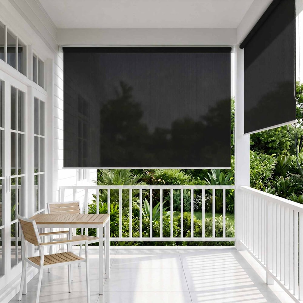 vidaXL Outdoor Roller Blind 205(W)x140(H) cm Anthracite 3
