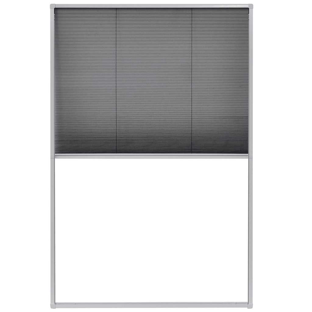 vidaXL Plisse Insect Screen for Windows Aluminium 80x120 cm 2