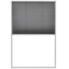 vidaXL Plisse Insect Screen for Windows Aluminium 80x120 cm 2