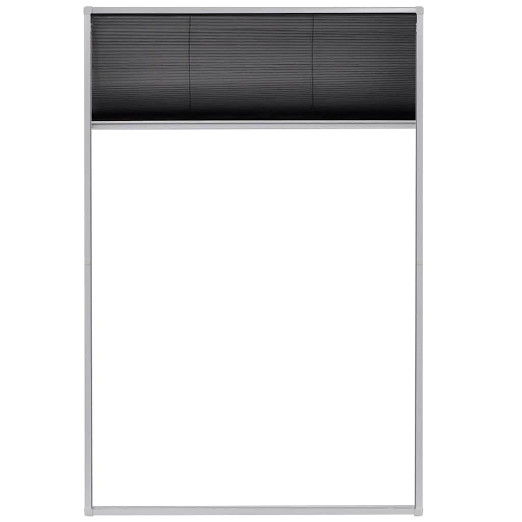 vidaXL Plisse Insect Screen for Windows Aluminium 80x120 cm 3