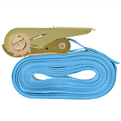 vidaXL Ratchet Tie Down Straps 10 pcs 0.8 Tonnes 4mx25mm Blue 4