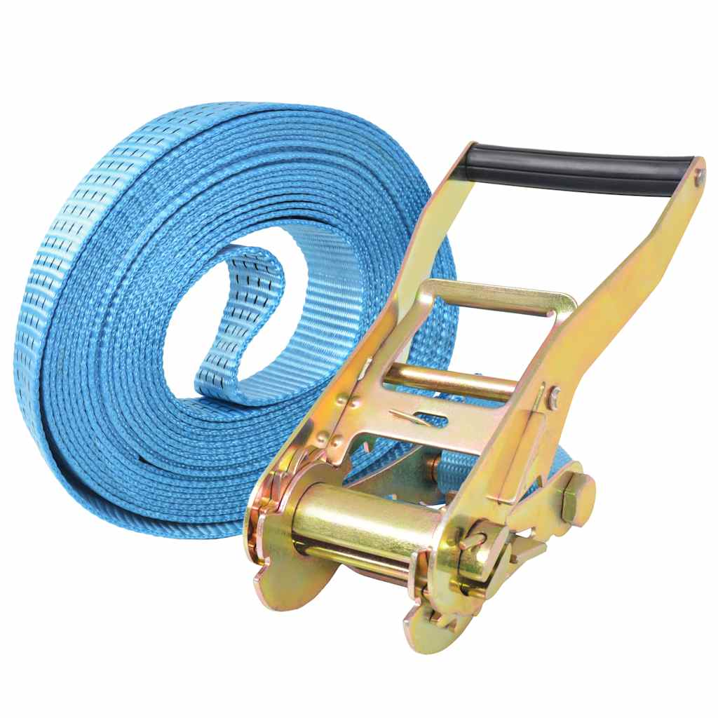Ratchet Tie Down Straps 2 Tonnes Blue 8 m x 50 mm 4