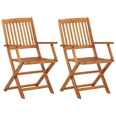 3 Piece Folding Bistro Set solid Acacia Wood