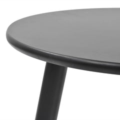 vidaXL Side Table Set 2 Pieces Solid Pinewood Black 6