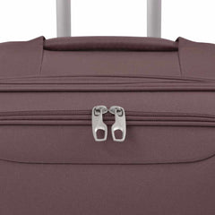 vidaXL 3 Piece Soft Case Trolley Set Coffee 5