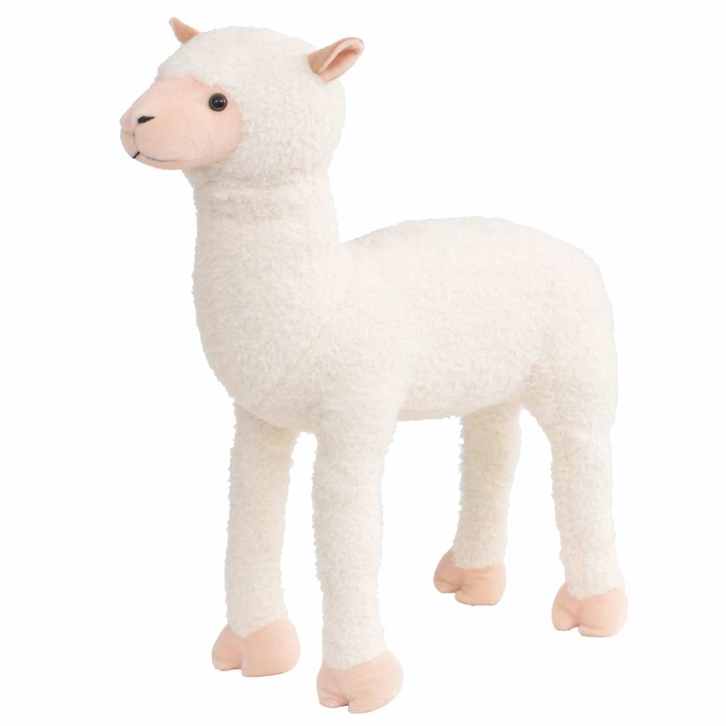 Standing Plush Toy White XXL Alpaca