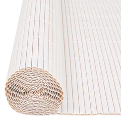 vidaXL Double-Sided Garden Fence 90x500 cm White 5