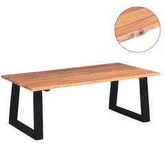 244996 vidaXL Coffee Table Solid Acacia Wood 110x60x40 cm 2