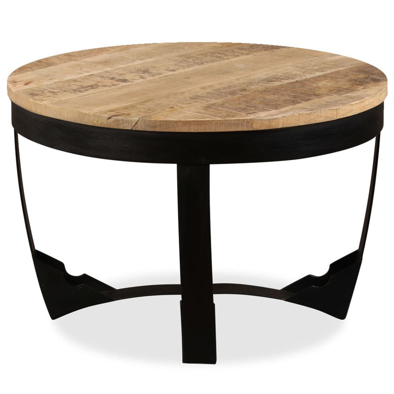 Coffee Table Solid Rough Mango Wood 60x40 cm