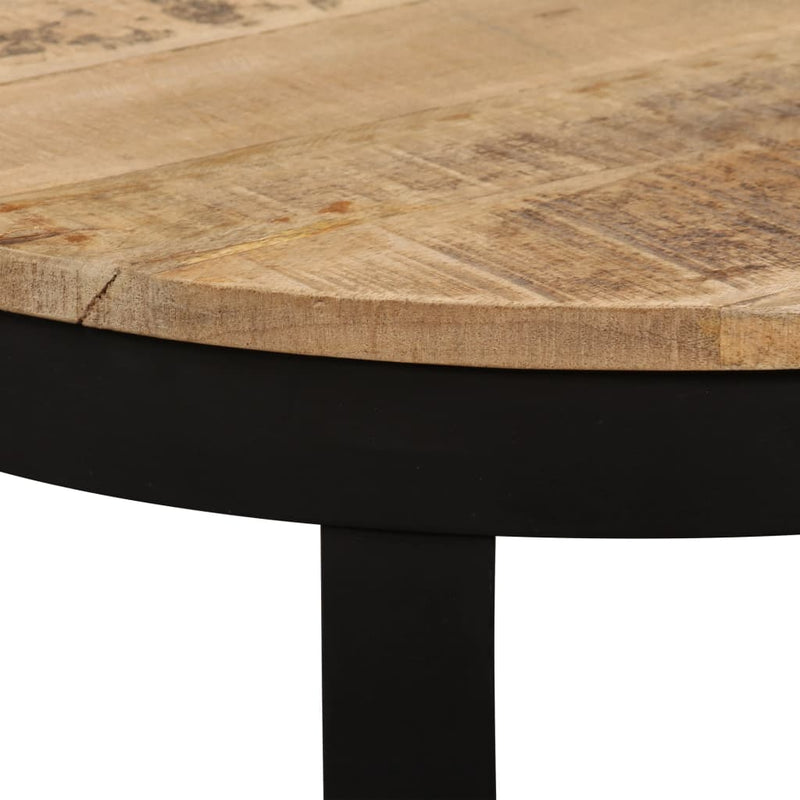 Coffee Table Solid Rough Mango Wood 60x40 cm