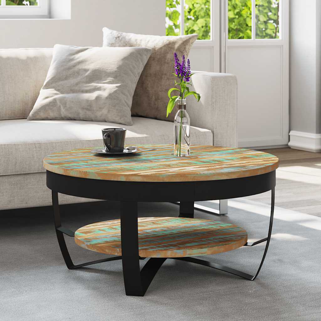Coffee Table 65 cm 32 cm Solid reclaimed wood