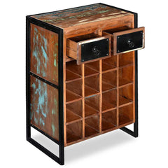 vidaXL Wine Rack for 16 Bottles Solid Reclaimed Wood 3